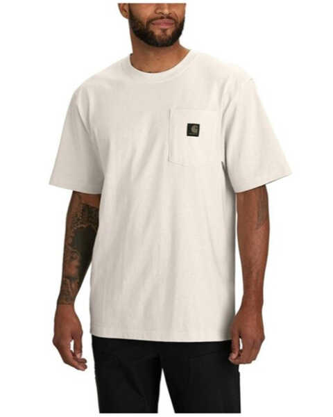 Image #2 - Carhartt Men's Loose Fit Heavyweight Short Sleeve Camo Print Graphic T-Shirt , Oatmeal, hi-res