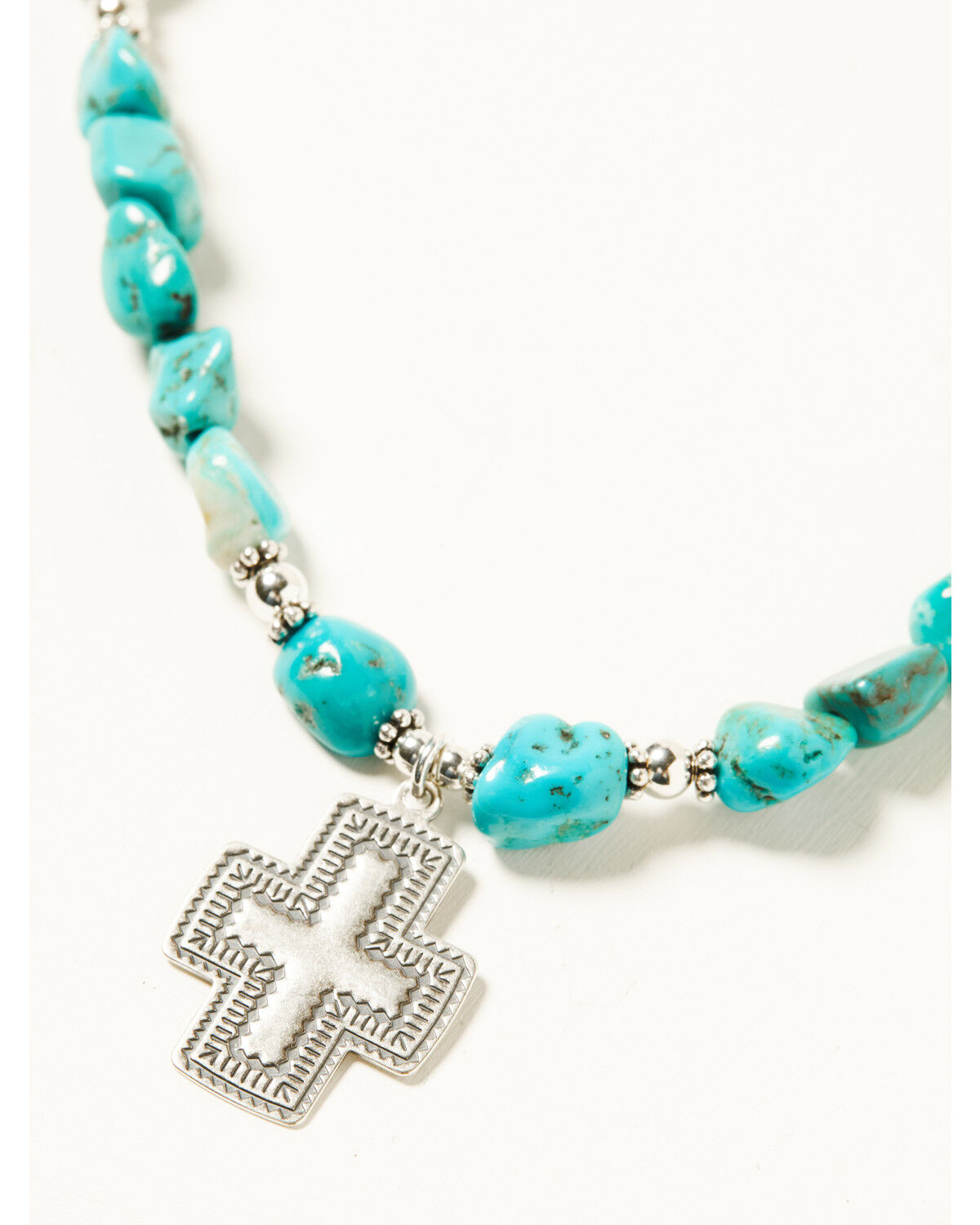 Image #3 - Paige Wallace Women's Santa Fe Cross Necklace, Silver, hi-res