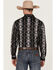 Rock & Roll Denim Men's Vertical Southwestern Print Long Sleeve Button Down Western Shirt , Black, hi-res