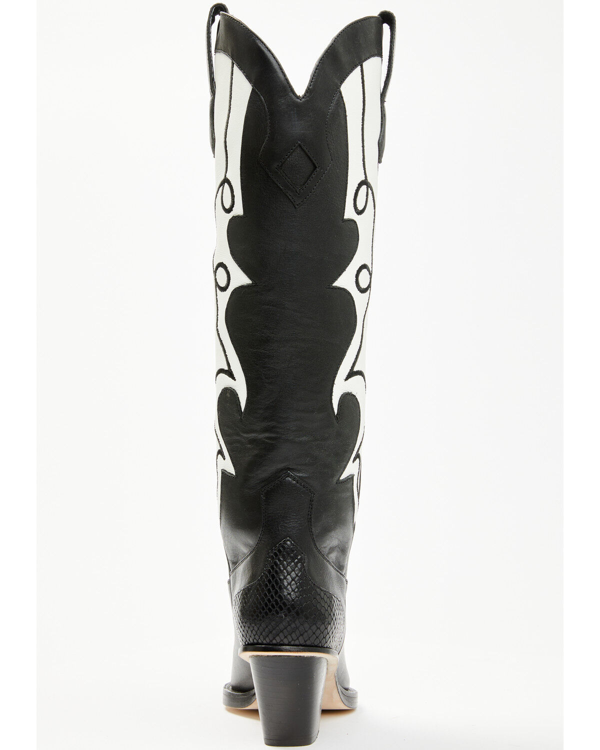 Image #5 - Wonderwest Women's Gailia Tall Fashion Boots - Snip Toe, Black/white, hi-res