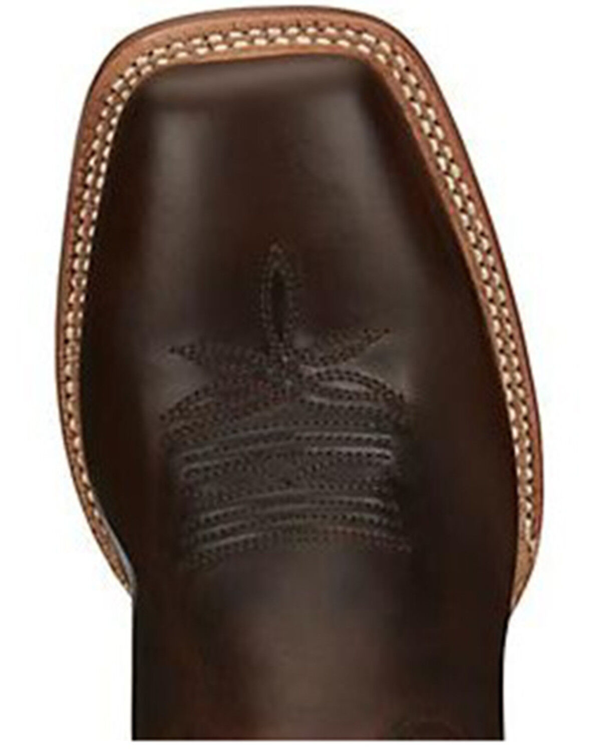 Image #6 - Tony Lama Men's Ronan Western Boots - Broad Square Toe, Chocolate, hi-res