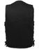 Milwaukee Leather Men's Performance Classic Denim Vest - Big, Black, hi-res