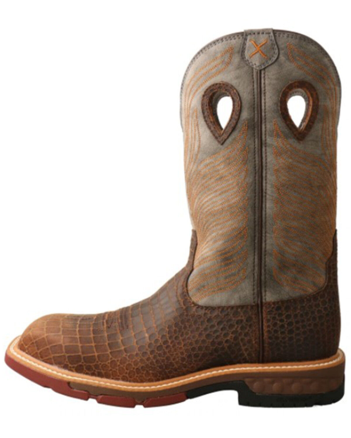 Image #3 - Twisted X Men's Camian Print Work Boots - Nano Composite Toe, Tan, hi-res