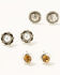 Image #5 - Shyanne Women's Gemma Earring Set - 6 Piece, Silver, hi-res
