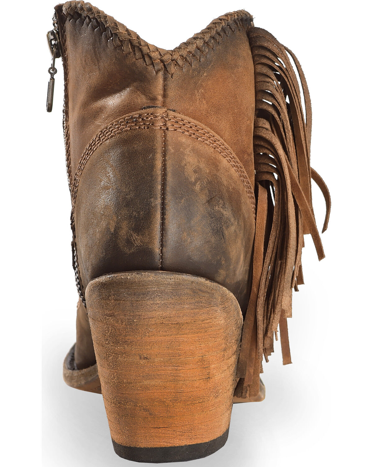 Image #7 - Liberty Black Women's Vegas Faggio Booties - Round Toe, Brown, hi-res