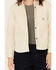 Image #3 - Carhartt Women's Rugged Flex&reg; Loose Fit Heavyweight Duck Long Sleeve Button-Down Overshirt, Oatmeal, hi-res