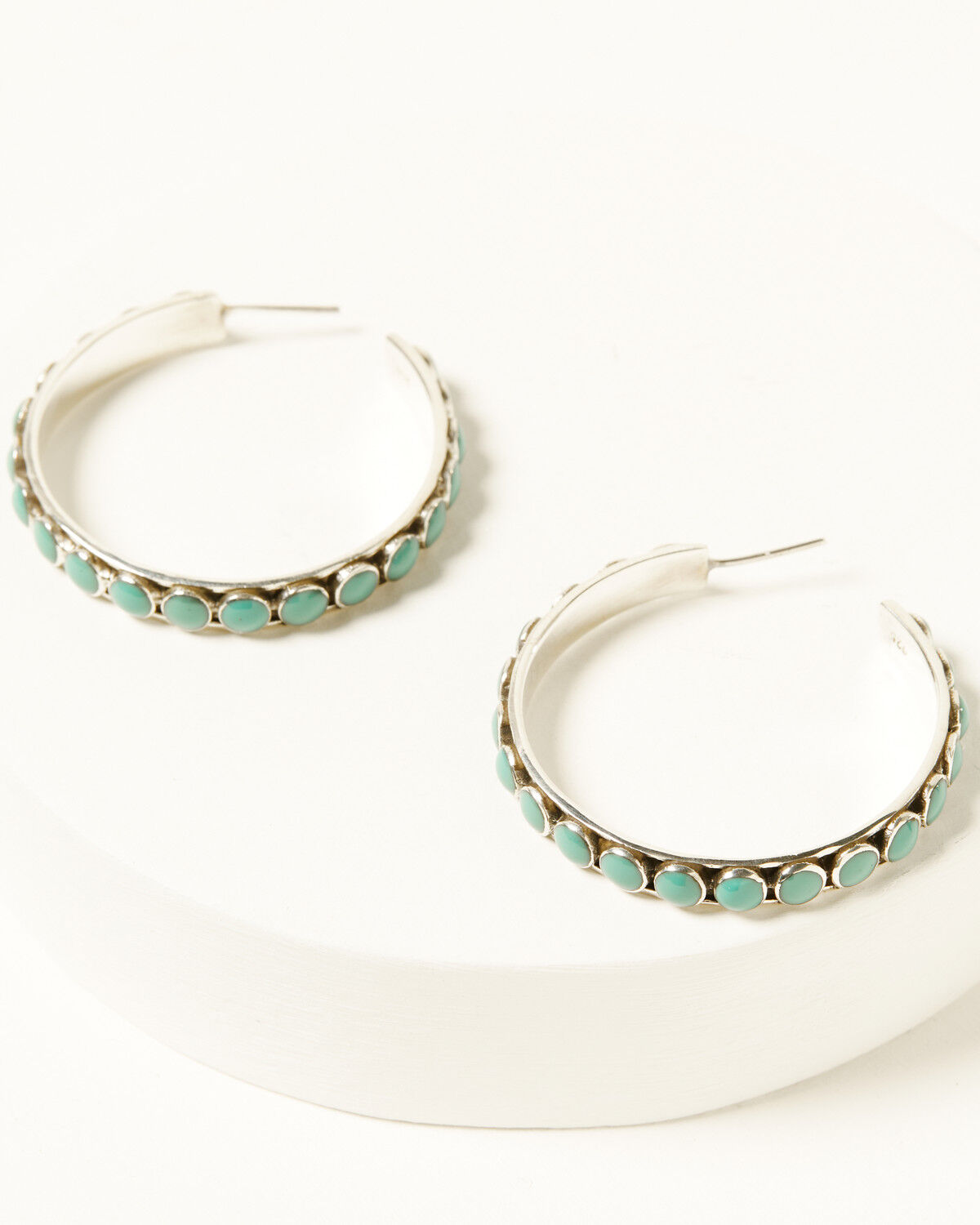 Image #2 - Paige Wallace Women's Loop Earrings, Silver, hi-res