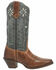 Image #2 - Laredo Women's Passion Flower Western Boots - Snip Toe, Cognac, hi-res