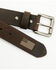 Image #1 - Hawx Men's Brown Flag Tip Casual Leather Belt, Brown, hi-res