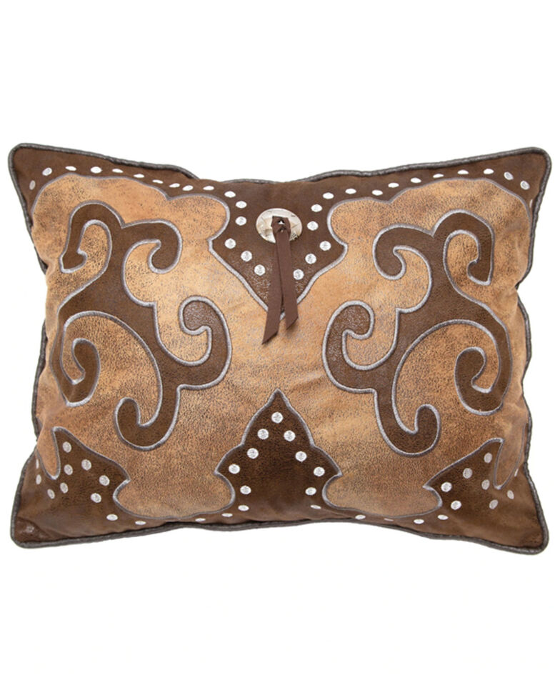 Carstens Home Rustic Chaps Decorative Throw Pillow, Brown, hi-res