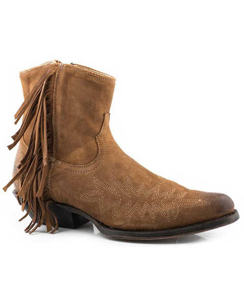 Image #1 - Stetson Women's Capri Booties - Pointed Toe, Brown, hi-res