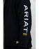 Image #4 - Ariat Men's Rebar All-Weather Full Zip Work Hooded Sweatshirt - Big & Tall, Black, hi-res