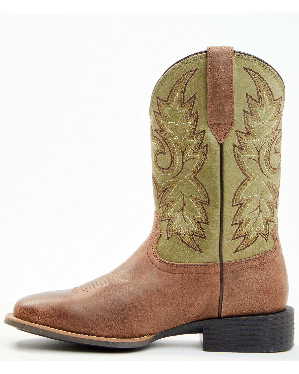 Image #3 - Cody James Men's Badge Xero Gravity™ Western Boots - Broad Square Toe, Brown, hi-res