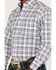 Image #3 - Ariat Men's Brady Plaid Long Sleeve Button Down Western Shirt , White, hi-res