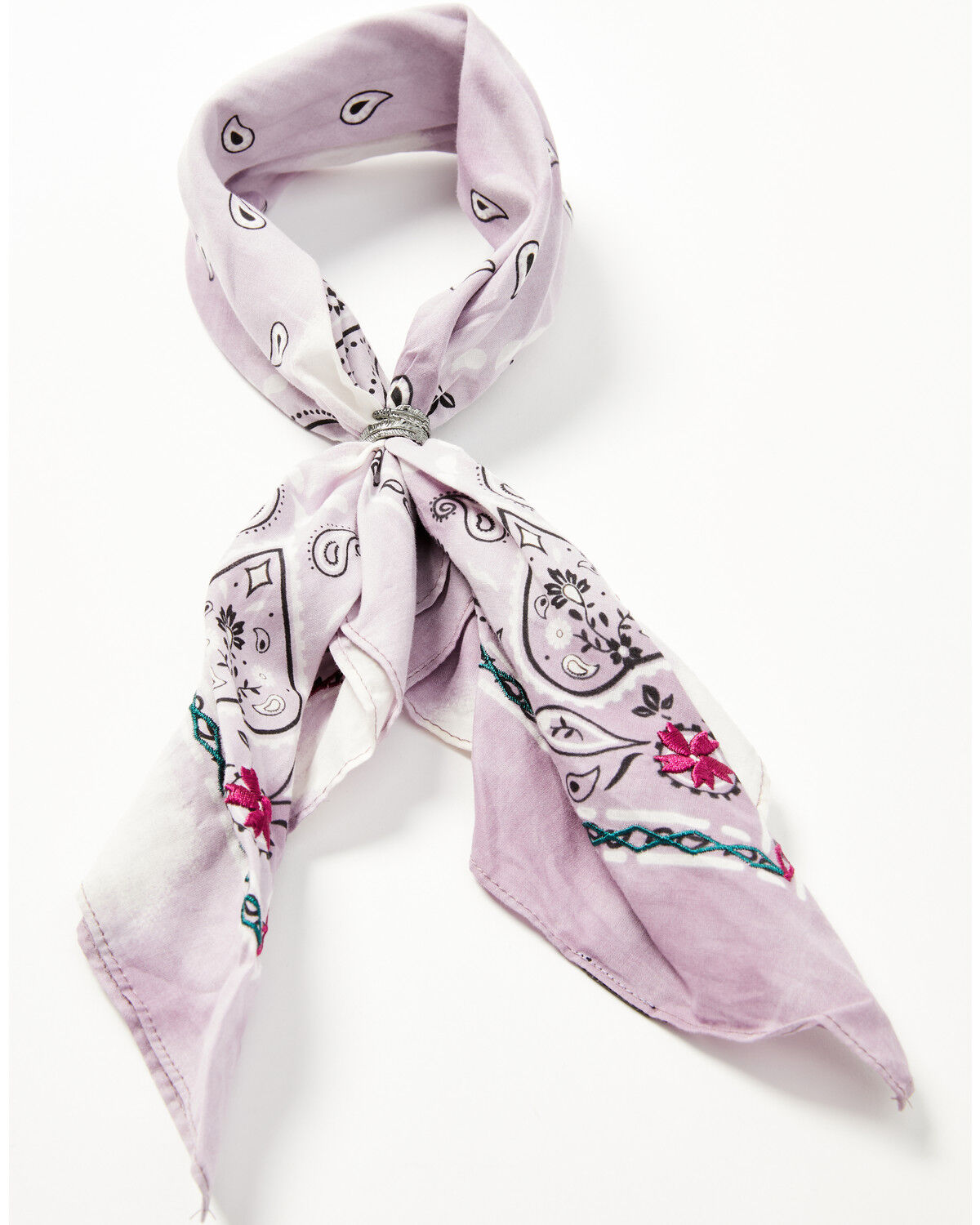 Image #2 - Idyllwind Women's Margo Lane Bandana Bolo Necklace, Lavender, hi-res