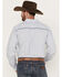 Image #4 - Cowboy Hardware Men's Puzzle Star Geo Long Sleeve Button Down Western Shirt, White, hi-res