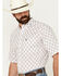 Image #2 - Ariat Men's Terrance Southwestern Print Short Sleeve Button-Down Western Shirt , White, hi-res