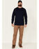 Image #2 - Ariat Men's FR Crew Neck Long Sleeve T-Shirt, Navy, hi-res