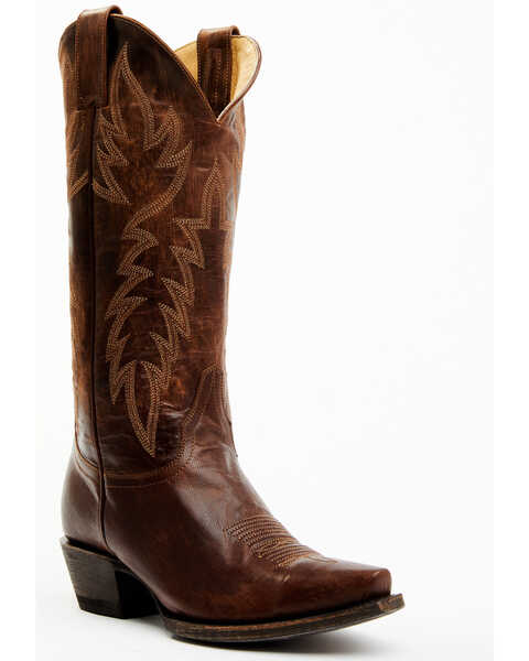 Image #1 - Idyllwind Women's Wheeler Western Boot - Snip Toe, Brown, hi-res