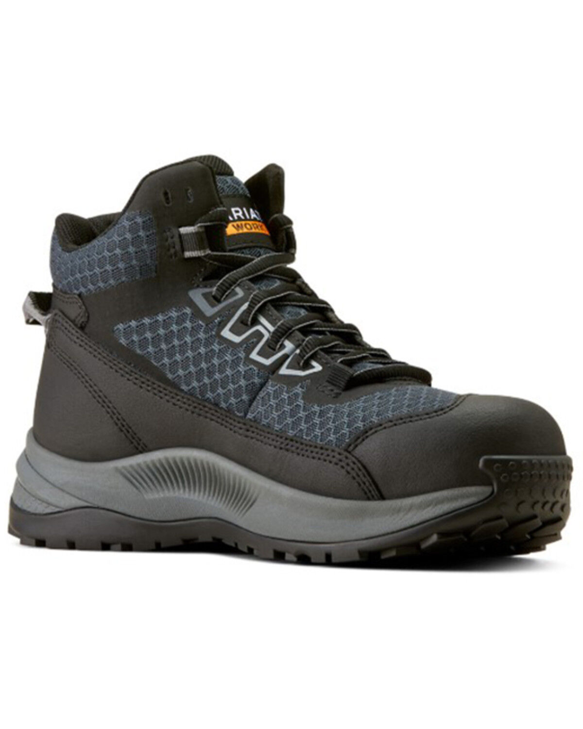 Image #1 - Ariat Women's Outpace Shift Mid Work Shoes - Composite Toe, Black, hi-res