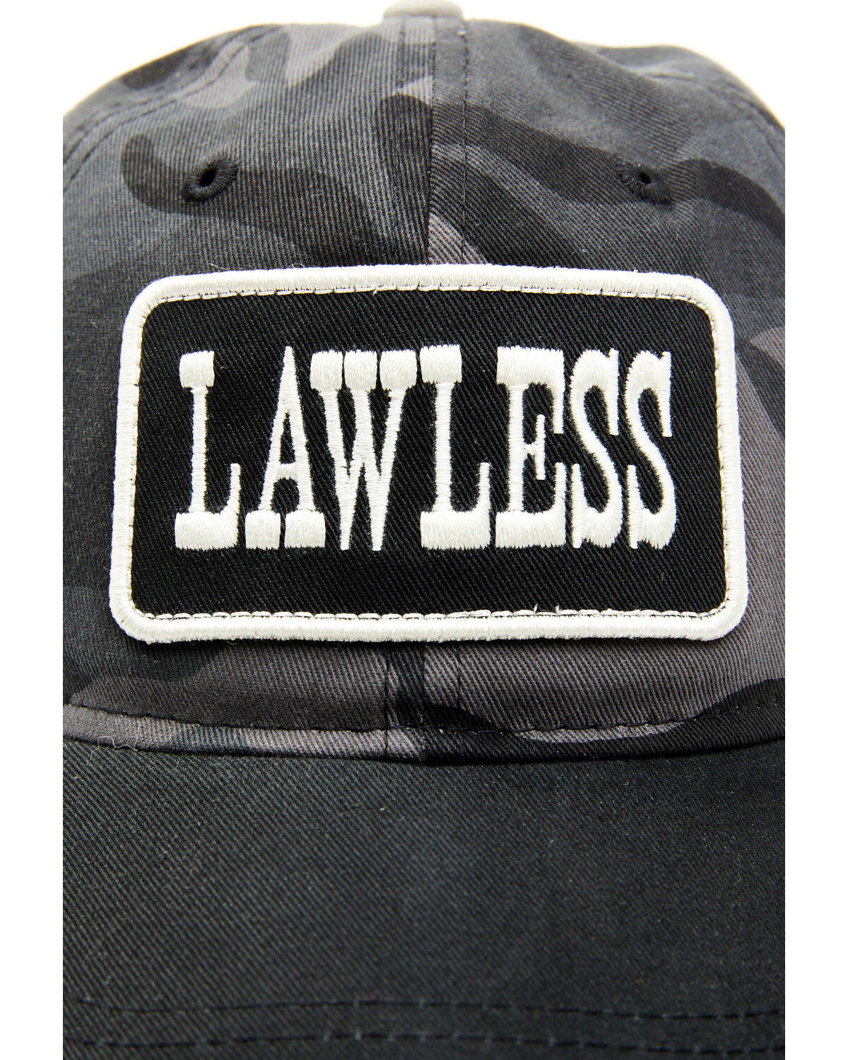 Image #2 - Idyllwind Women's Lawless Patch Camo Print Ball Cap, Grey, hi-res