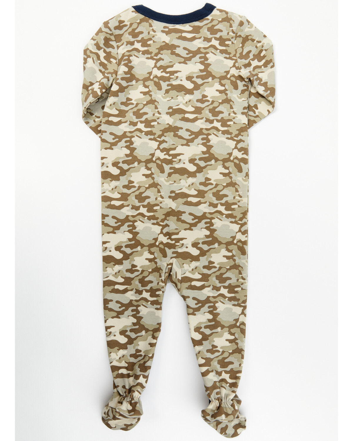 Image #7 - Boot Barn Infant Boys' Camo & USA Footed PJ Onesie Set - 2-piece, , hi-res