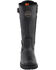 Image #5 - Milwaukee Leather Women's Calf Laced Riding Boots - Round Toe, Black, hi-res