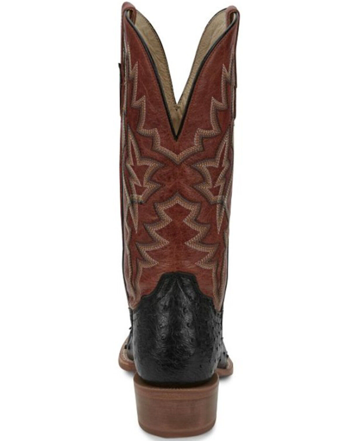 Image #5 - Tony Lama Men's Rylen Full Quill Ostrich Exotic Western Boots - Square Toe, Black, hi-res