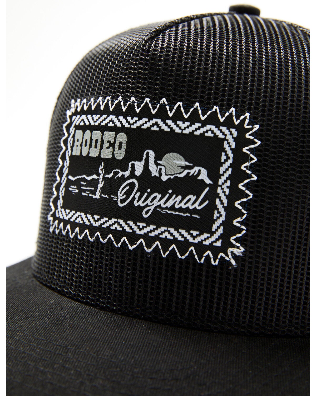 Image #2 - RANK 45&reg; Men's Rodeo Original Ball Cap, Black, hi-res