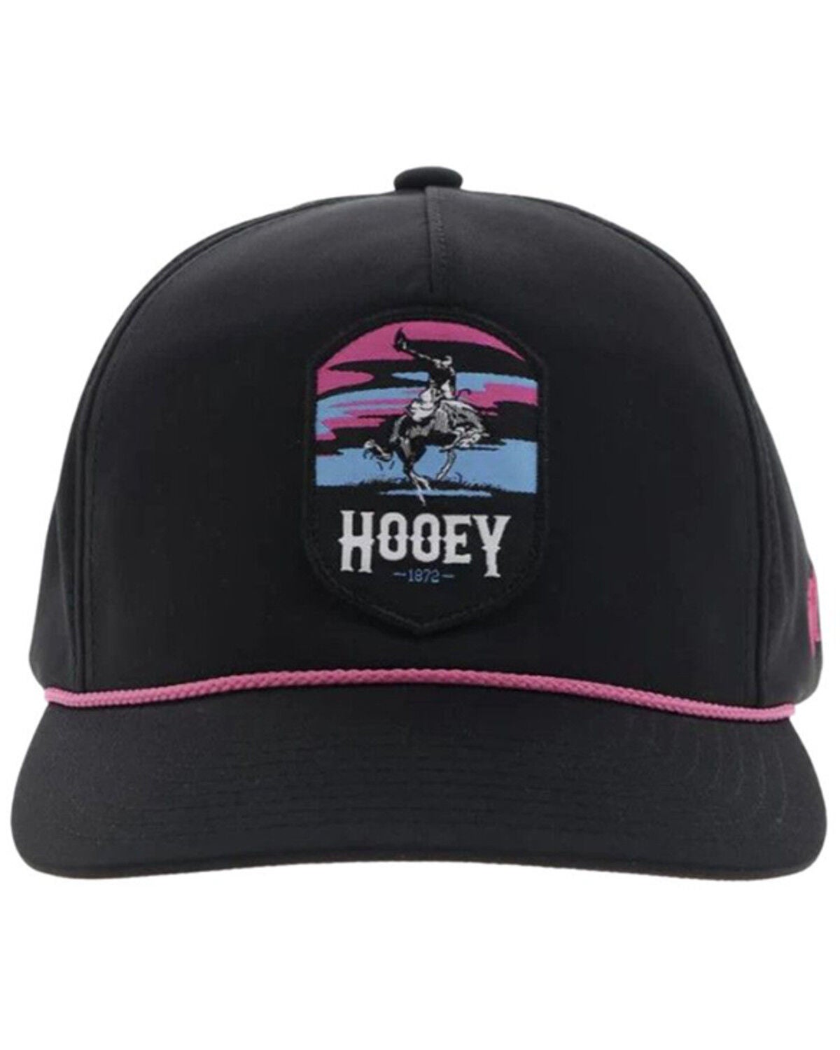 Image #3 - Hooey Boys' Cheyenne Logo Trucker Cap, Black, hi-res