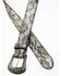 Image #2 - Shyanne Women's Silver Floral Lace Belt, Black, hi-res