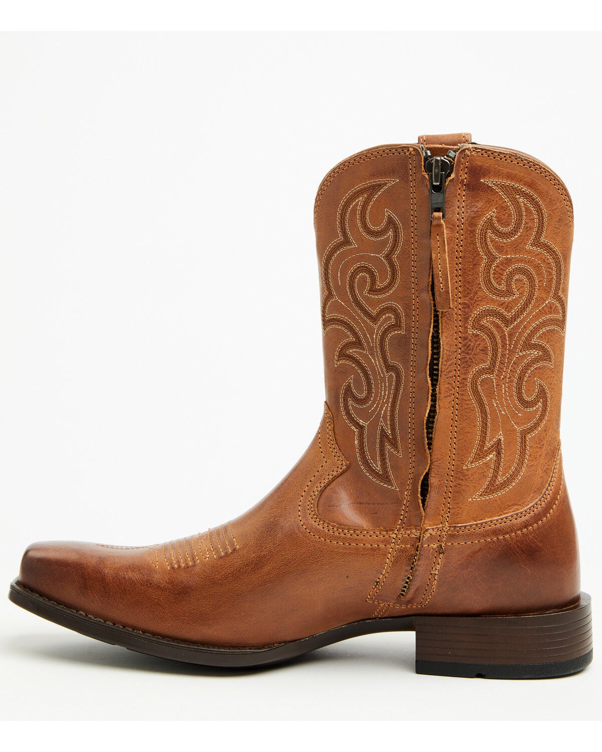 Image #3 - Ariat Men's Bodie Western Boots - Square Toe, Tan, hi-res