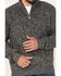 Pacific Teaze Men's 1/4 Zip Pullover Plaid Lined Bonded Sweater, Heather Grey, hi-res