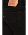 Image #4 - Levi's Men's 501 Original Prewashed Regular Straight Leg Jeans, Blk Magic, hi-res