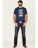 Ariat Men's Navy Love This Land Graphic Short Sleeve T-Shirt , Navy, hi-res