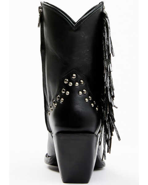 Image #5 - Idyllwind Women's Studded Fringe Day Trip Western Boots - Snip Toe, Black, hi-res