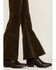 Chrysanthemum Youth Girls' Pull On Flare Pants, Olive, hi-res