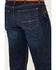 Image #4 - Justin Men's 1879 Medium Wash Slim Stretch Denim Jeans, Medium Wash, hi-res