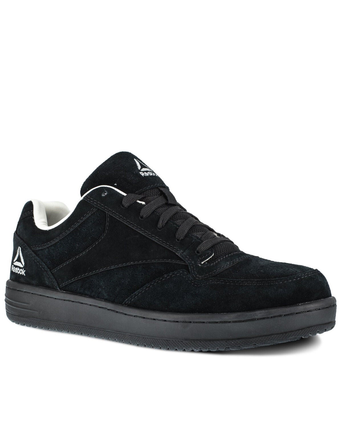 Reebok Men's Soyad Skateboard Work Shoes - Steel Toe, Black, hi-res