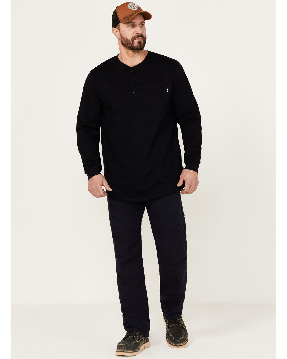Image #1 - Hawx Men's FR Canvas Pants, Navy, hi-res
