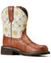 Image #1 - Ariat Women's Fatbaby Heritage Farrah Western Boot - Round Toe, Brown, hi-res
