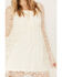 Image #3 - Scully Women's Allover Lace Tier Mini Dress, Ivory, hi-res
