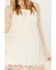 Scully Women's Allover Lace Tier Dress, Ivory, hi-res