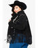 Image #3 - Liberty Wear Bone Bead & Fringe Leather Jacket - Plus, , hi-res