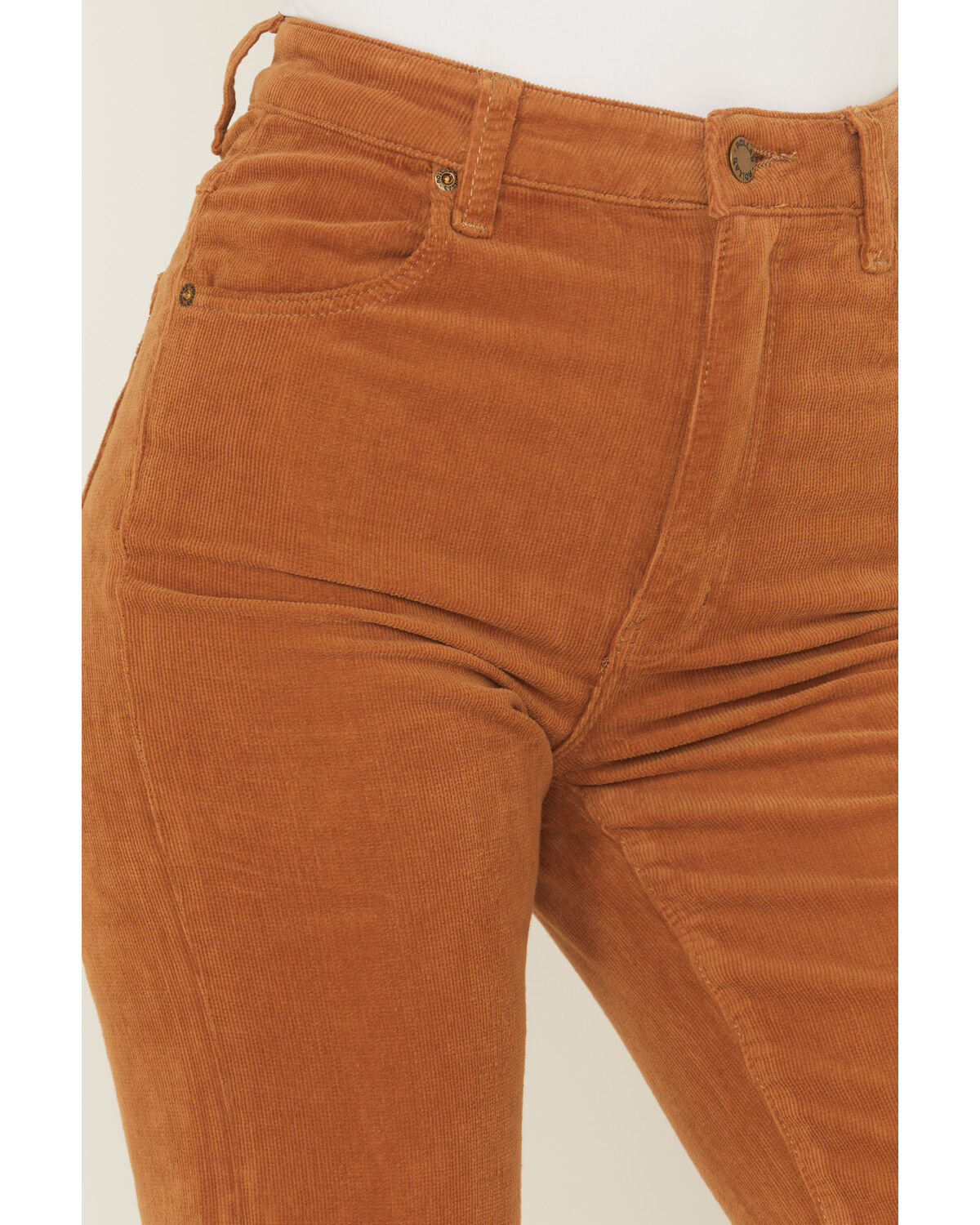 Image #2 - Rolla's Women's Corduroy Flare Jeans, Tan, hi-res