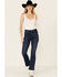 Image #1 - Levi's Women's 725 Lapis Dark Horse Bootcut Jeans, Blue, hi-res