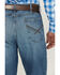 Image #4 - Wrangler Men's 20X Barnaby Medium Wash Relaxed Straight Stretch Denim Jeans, Medium Wash, hi-res