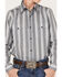 Image #3 - Panhandle Boys' Zig Zag Stripe Print Long Sleeve Western Snap Shirt, Silver, hi-res