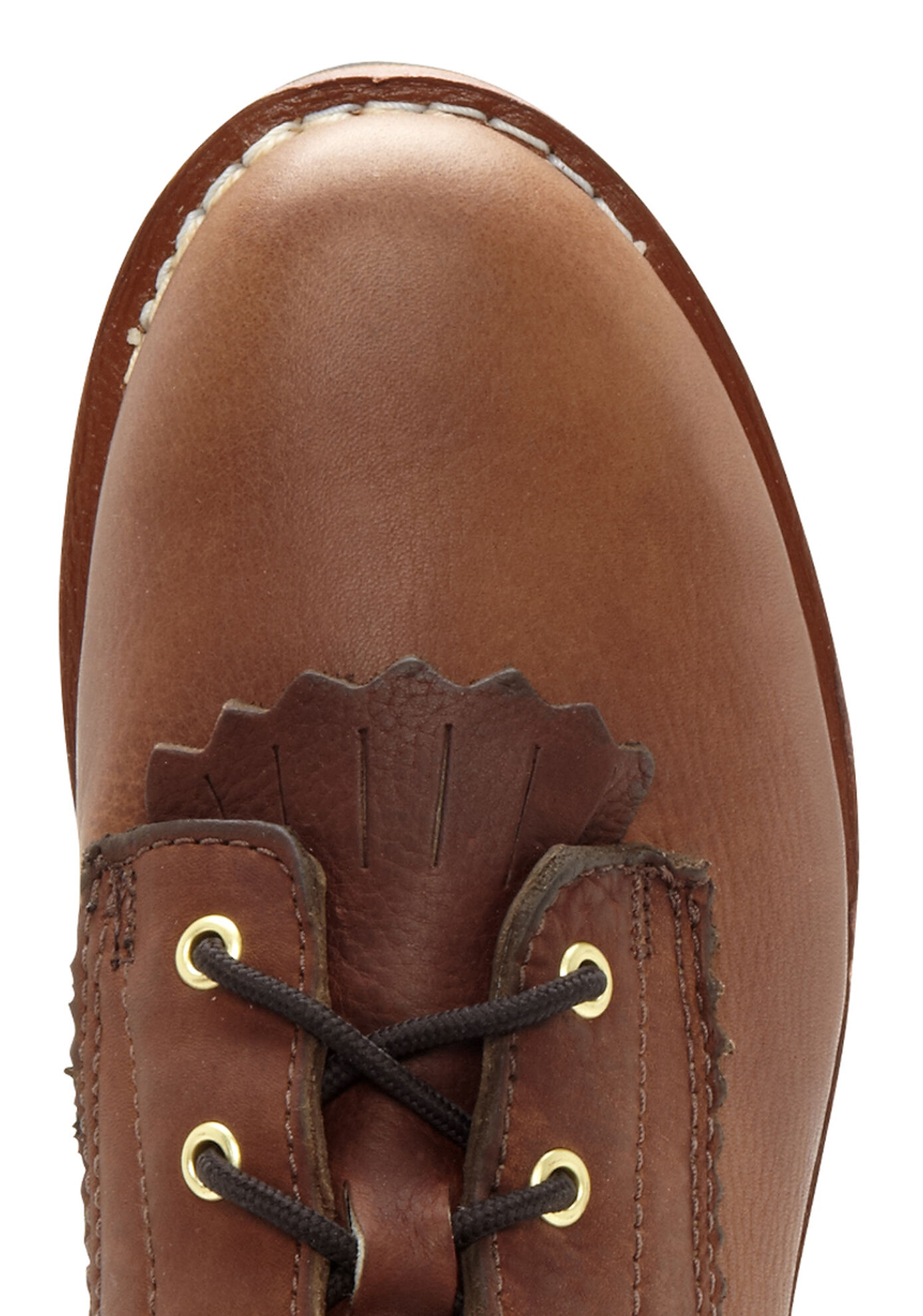Image #6 - Georgia Boot Men's Farm and Ranch Lacer Work Boots - Round Toe, Walnut, hi-res