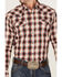 Image #3 - Moonshine Spirit Men's Apache Dobby Plaid Long Sleeve Snap Western Shirt, Cream, hi-res